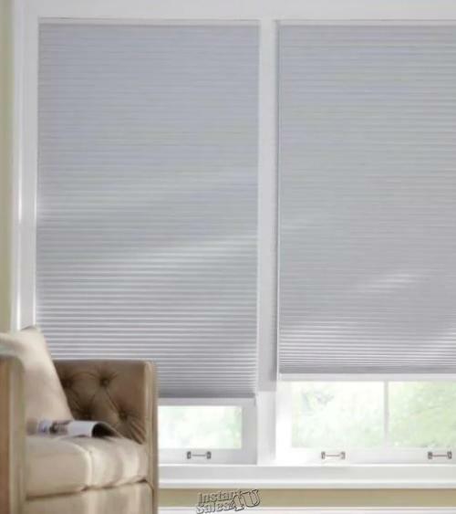 HDC-Shadow White Cordless Blackout Cellular Shade – 48 in. W x 72 in. L