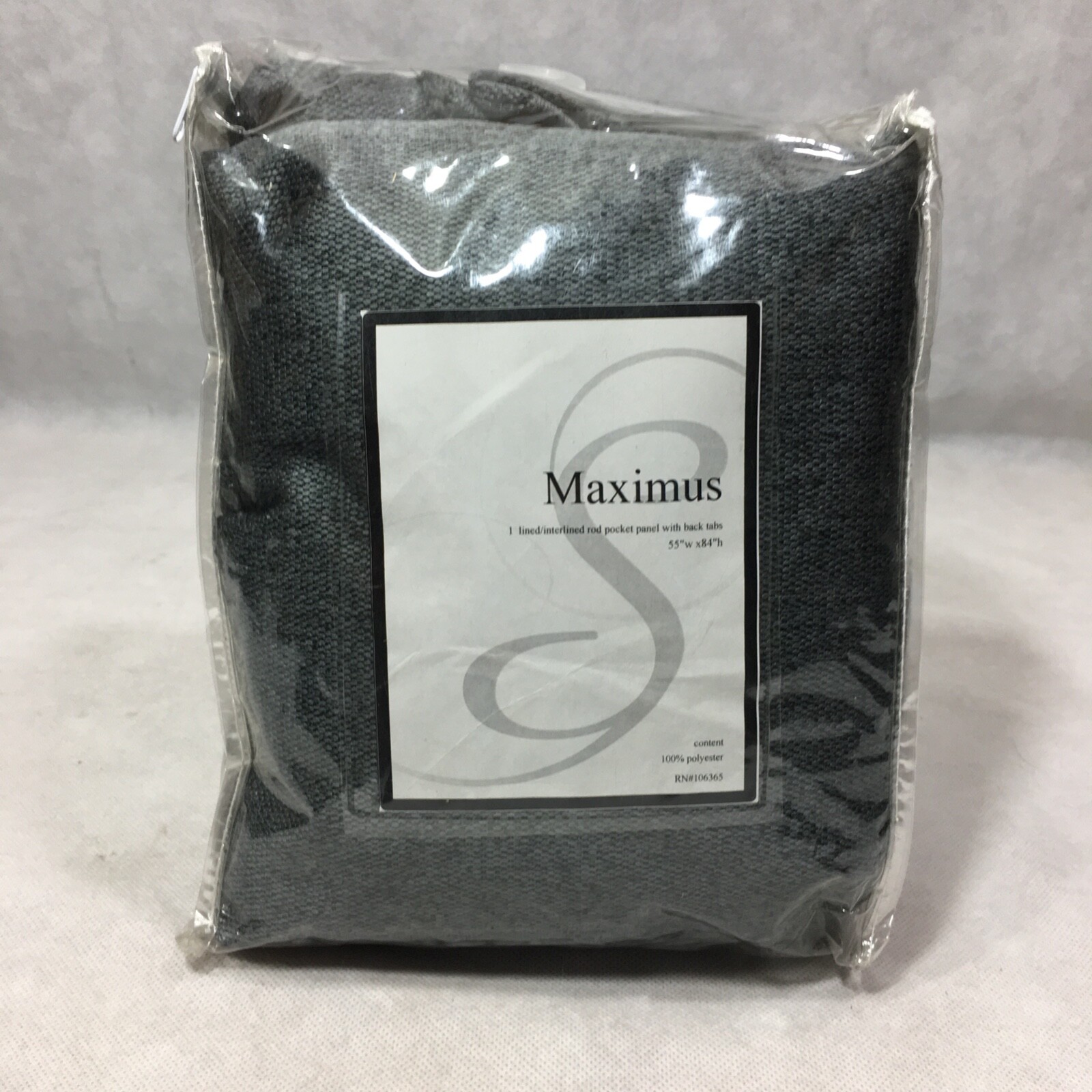 Maximus Lined/Interlined Rod Pocket Panel with Back Tabs 55″ x 84″ Set of 4 Lot