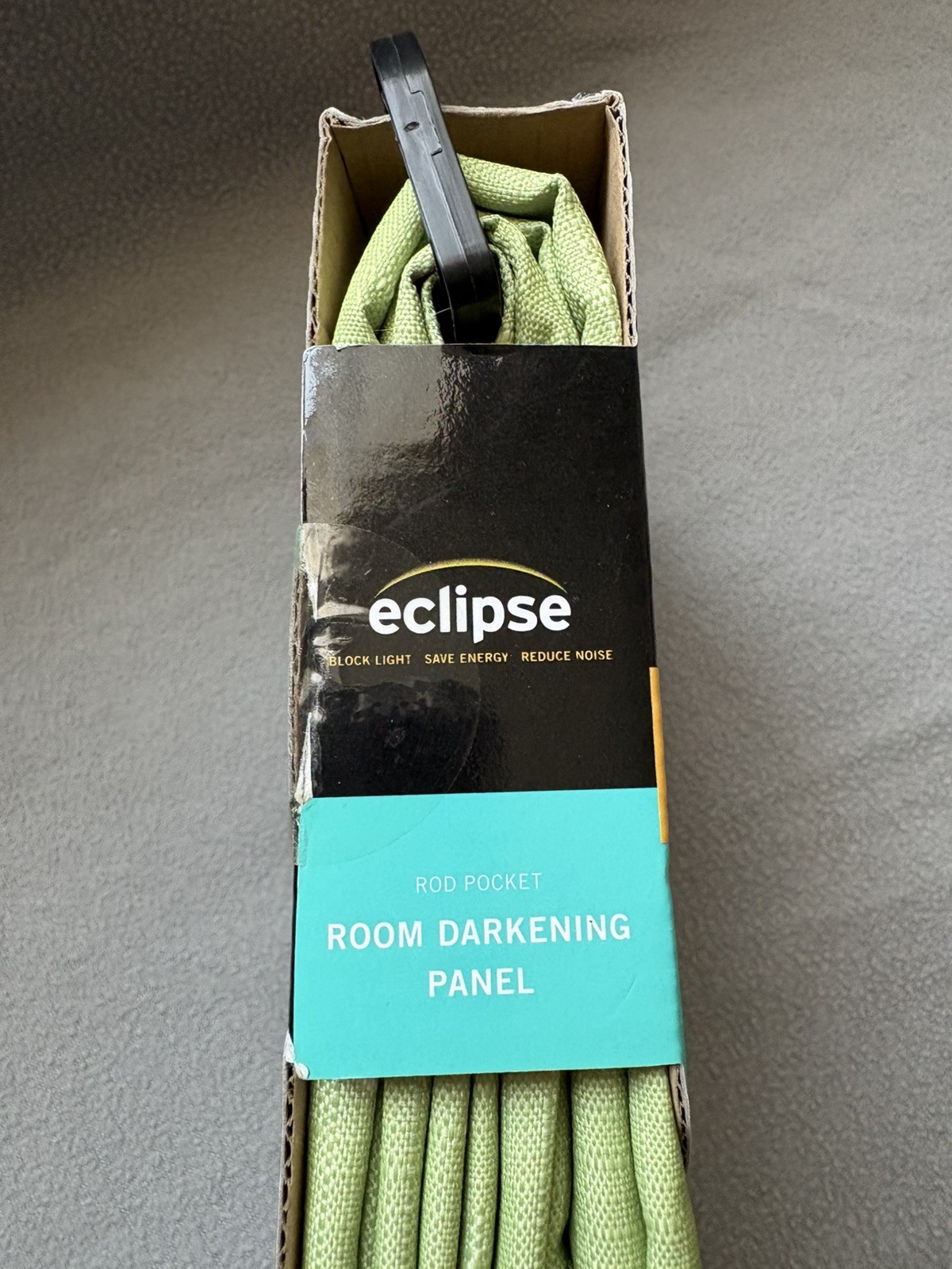 Eclipse Room Darkening 2 Panels Green With White Dots 42″ X 84″ New
