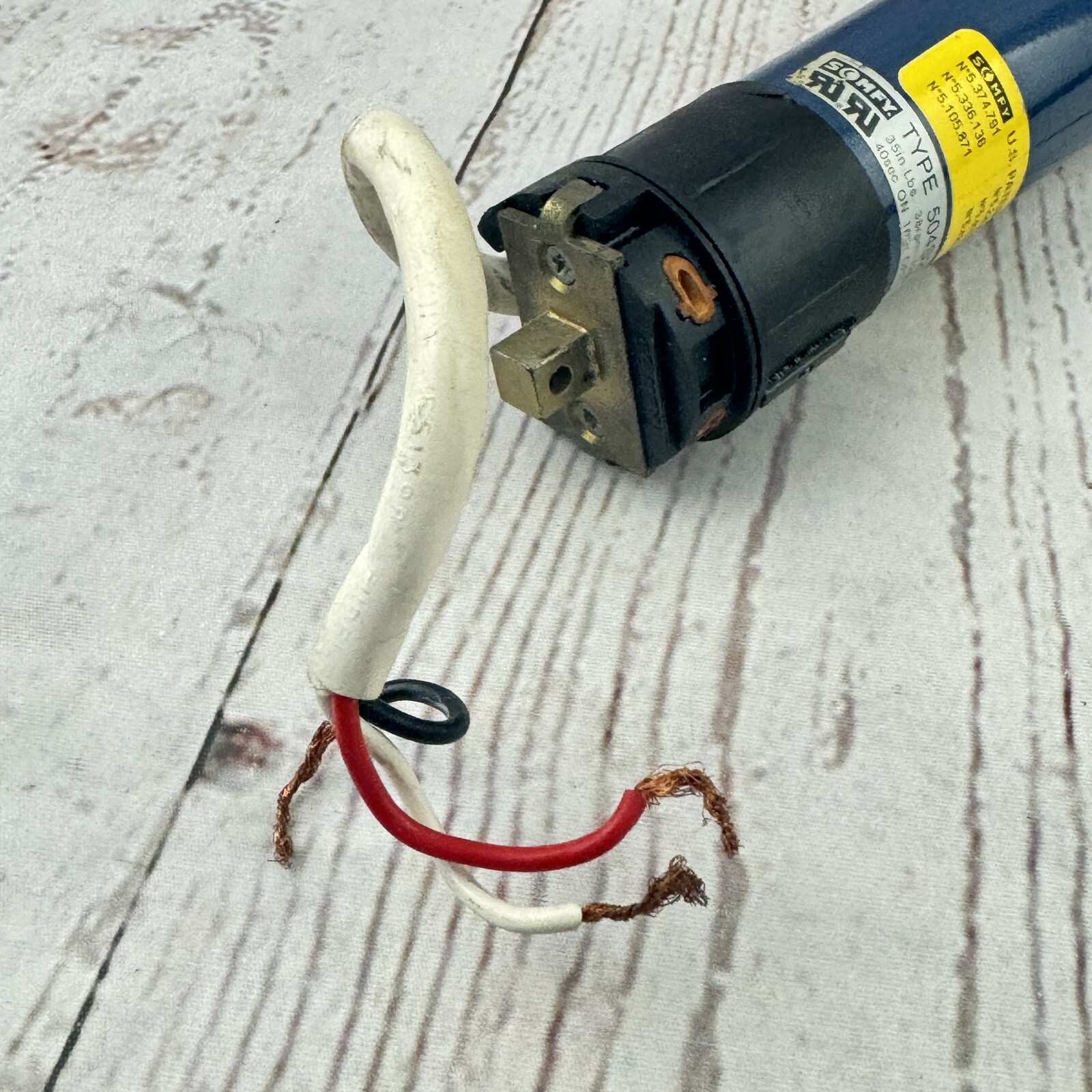 Somfy 504S2 RH 120v AC Roller Shade Motor – Used, Tested Working