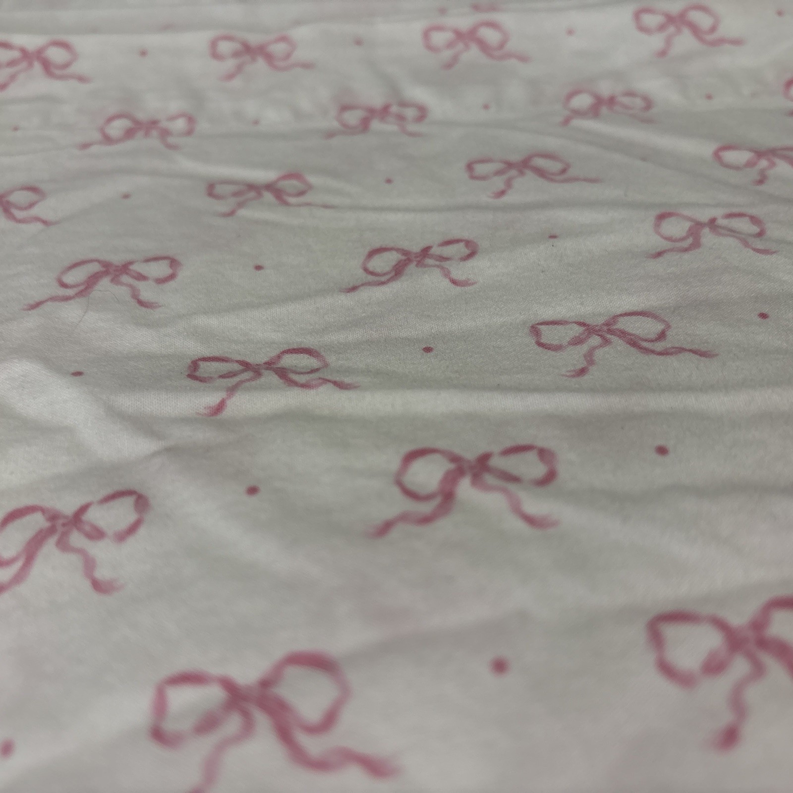 Trailing Pink Bows Window Valance Curtains Chic Cottage