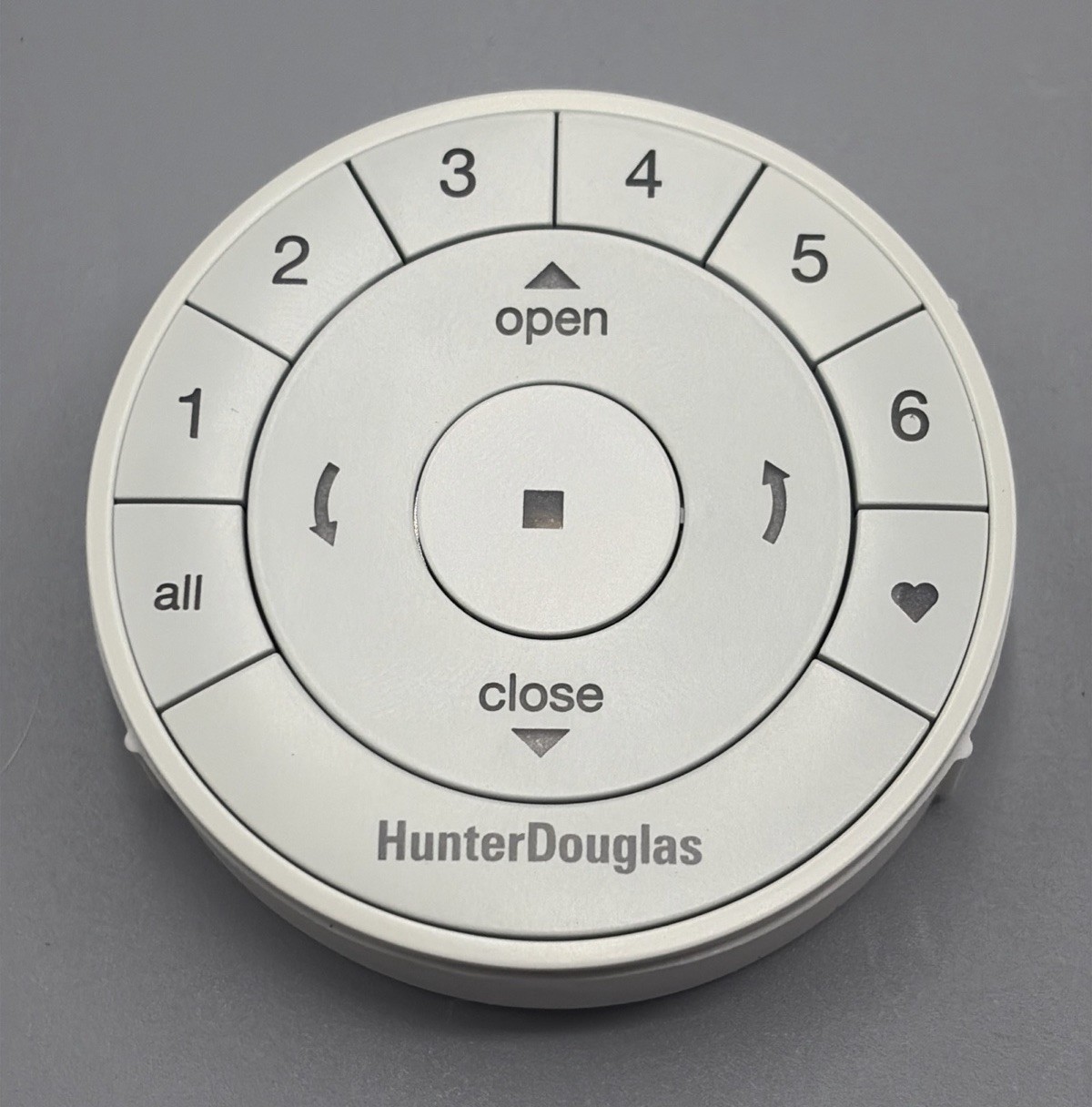 Hunter Douglas White Gen 2 PowerView Remote Control ONLY