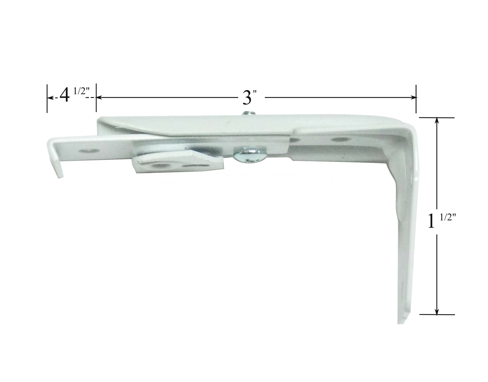 Adj. Mounting Bracket for EZ-Track – 3″ to 4 1/2″ Proj. – Wall or Ceiling Mount