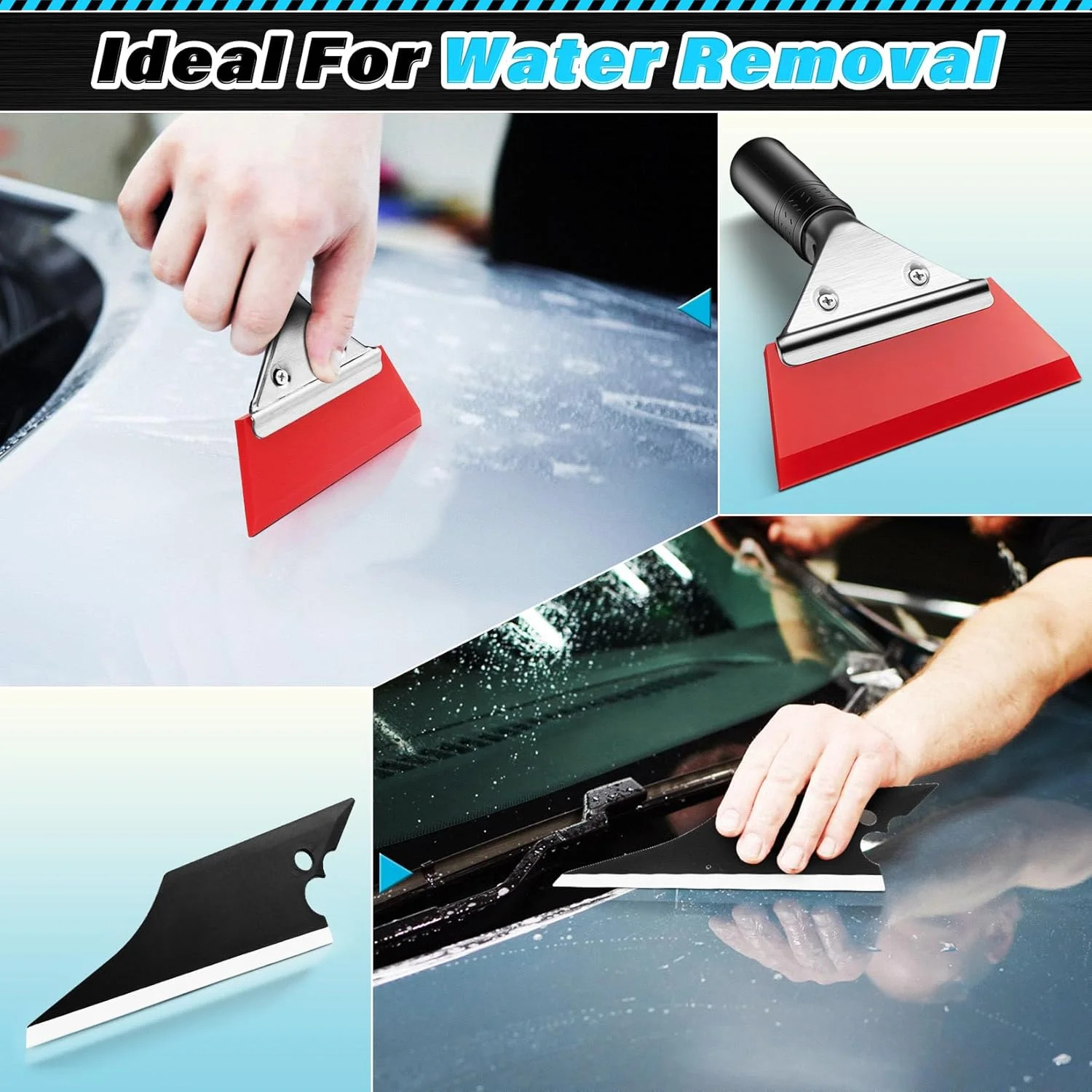 DIYSELF 18 Pcs Window Tint Kit, Vinyl Wrap Tool Kit – Professional Window Tint T