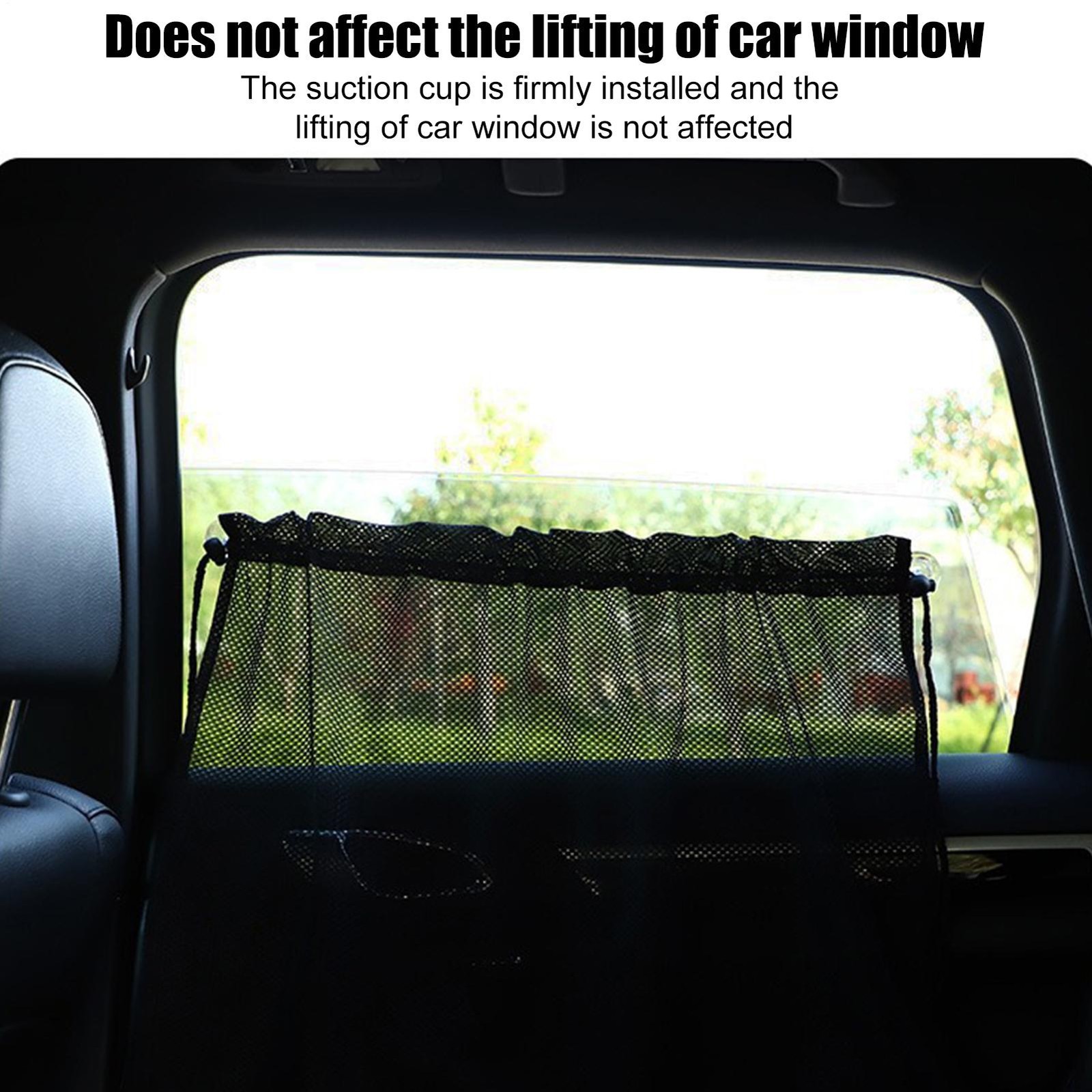 Car Door Sunshade Privacy Protection Breathable Mesh Shield UV Protection