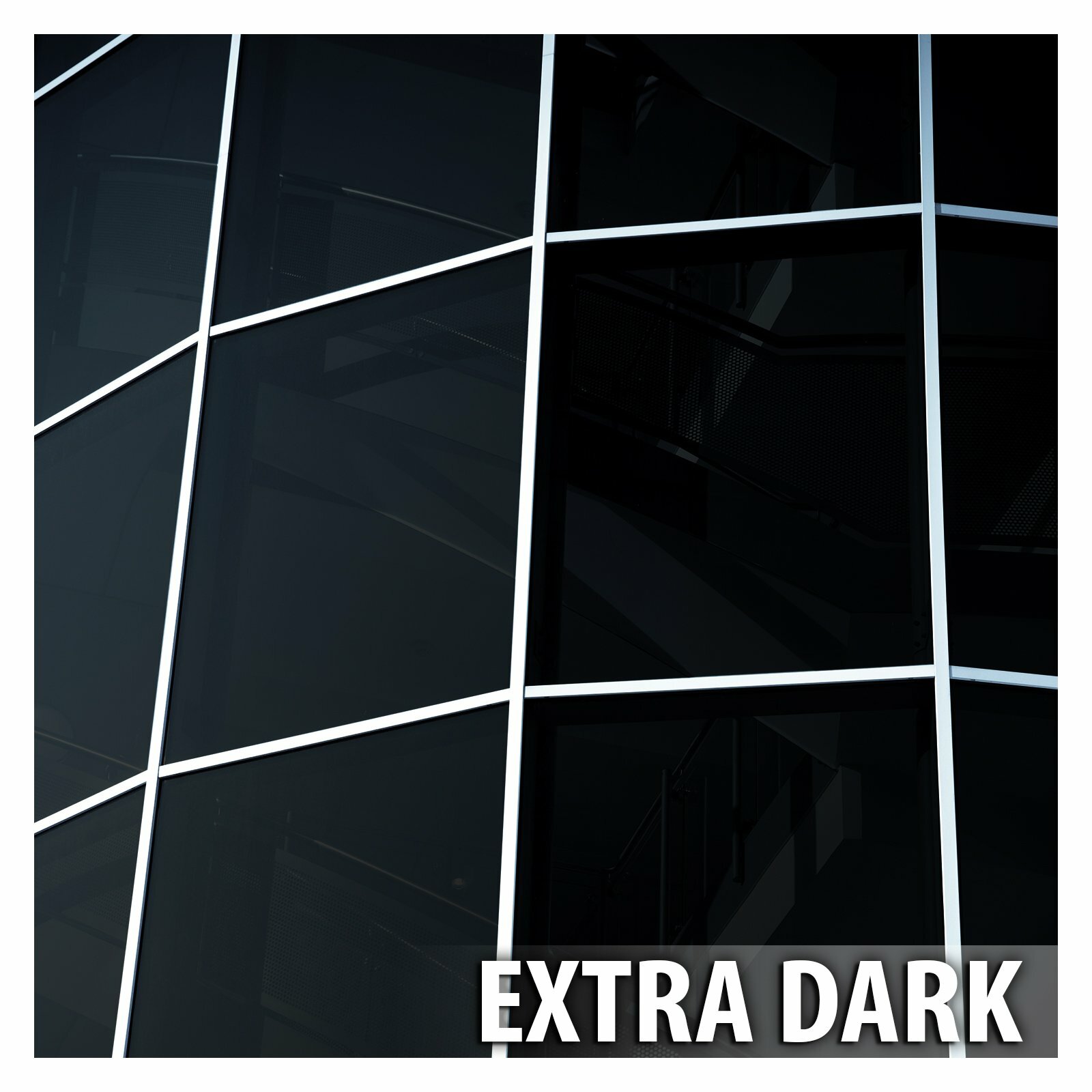 BDF NA05 Window Film Daytime Privacy and Sun Control Black (Very Dark)