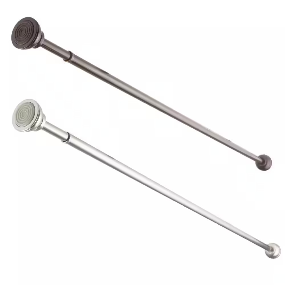 24 In. – 36 In. Tension Curtain Rod in Cocoa
