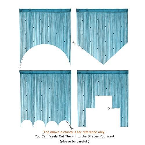 YaoYue Beaded Curtain Door String Curtains for Doorways Tassels Beads Hanging