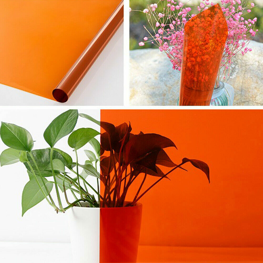 Colored Window Films Self Adhesive Window Glass Tint Vinyl Anti UV 23.6″x39.3″