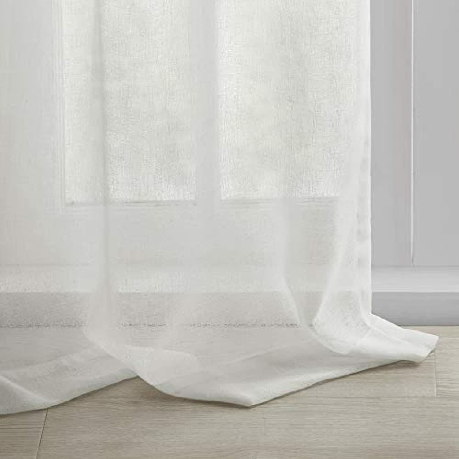 Madison Park Curtain Panel Drape , 50″x95″, White, 1 Panel.