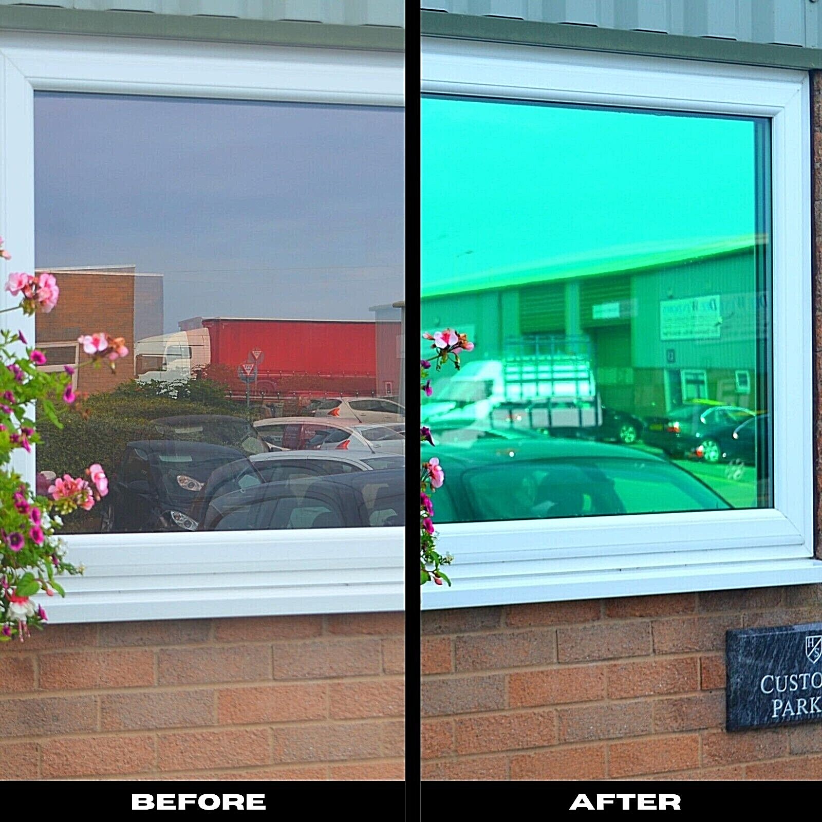 Mirror Privacy One Way Window Film | Silver Blue Green Bronze | Reflective Tint