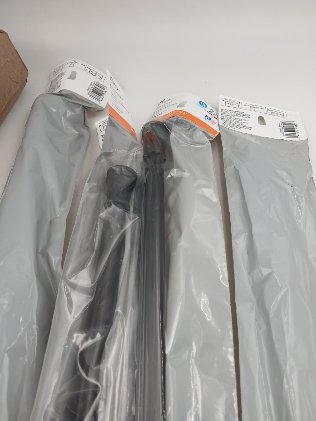 4 Pack Kenney Spring Tension Curtain Rod 28-48in White 7/16in Window Home USA