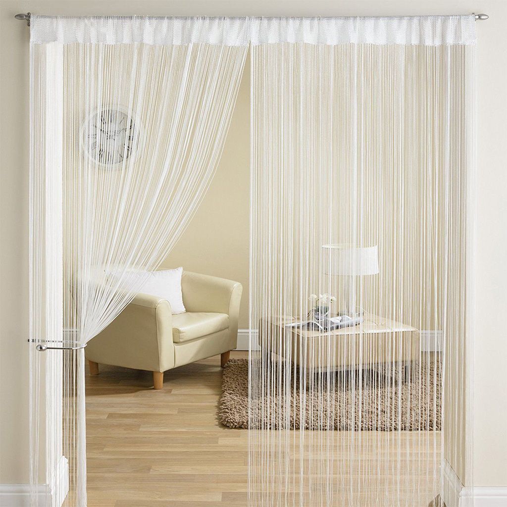 NEW String Door Curtain Beads Room Divider Window Panel Tassel Fringe Decoration
