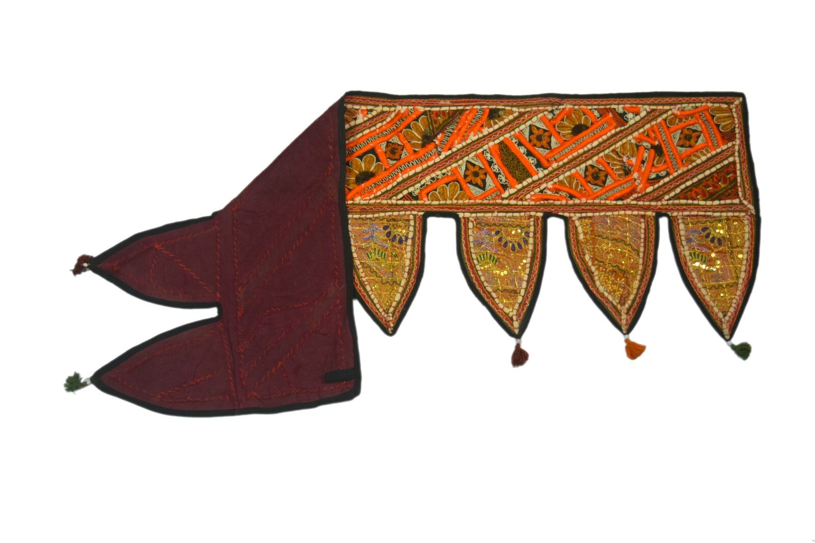 Indian Rajasthani Work Beautiful Valance Decorative Housewarming Gift i17-474
