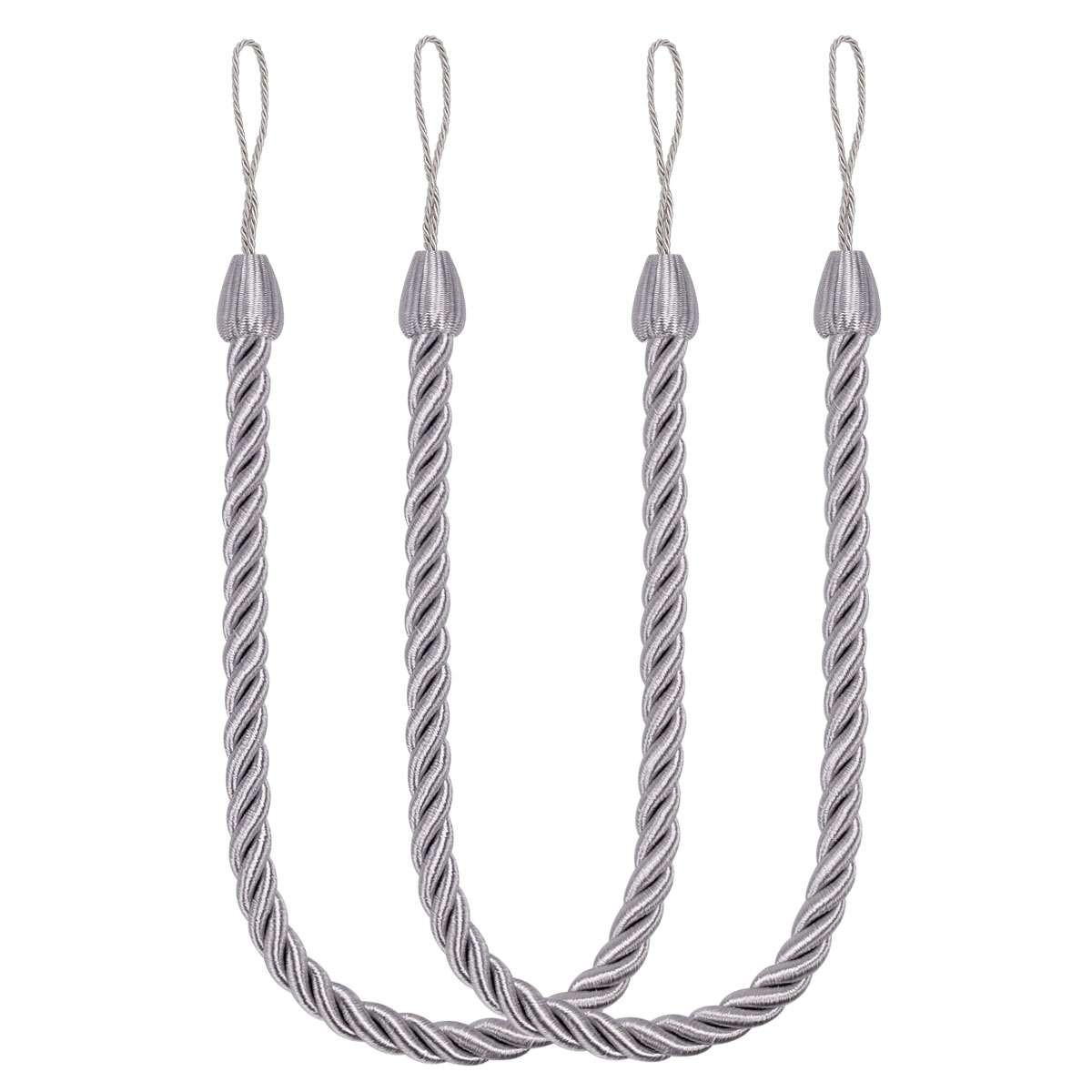 2/4X Curtain Rope Tie Backs Window Tieback Bandage Holdbacks Home Decor Handmade