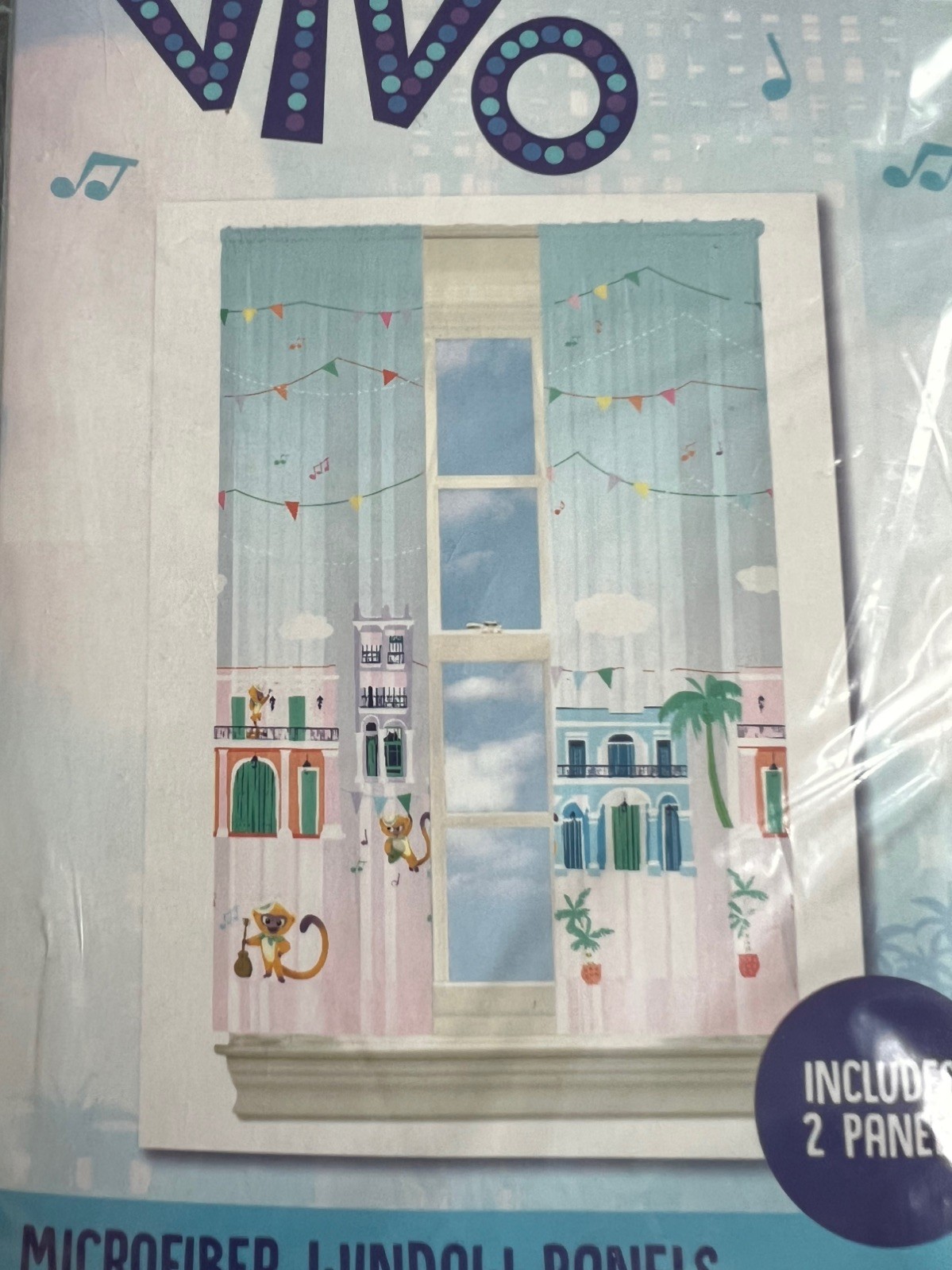 Vivo Curtains Microfiber Window Panels 82″ X 63″ Set Of 2 Brand New
