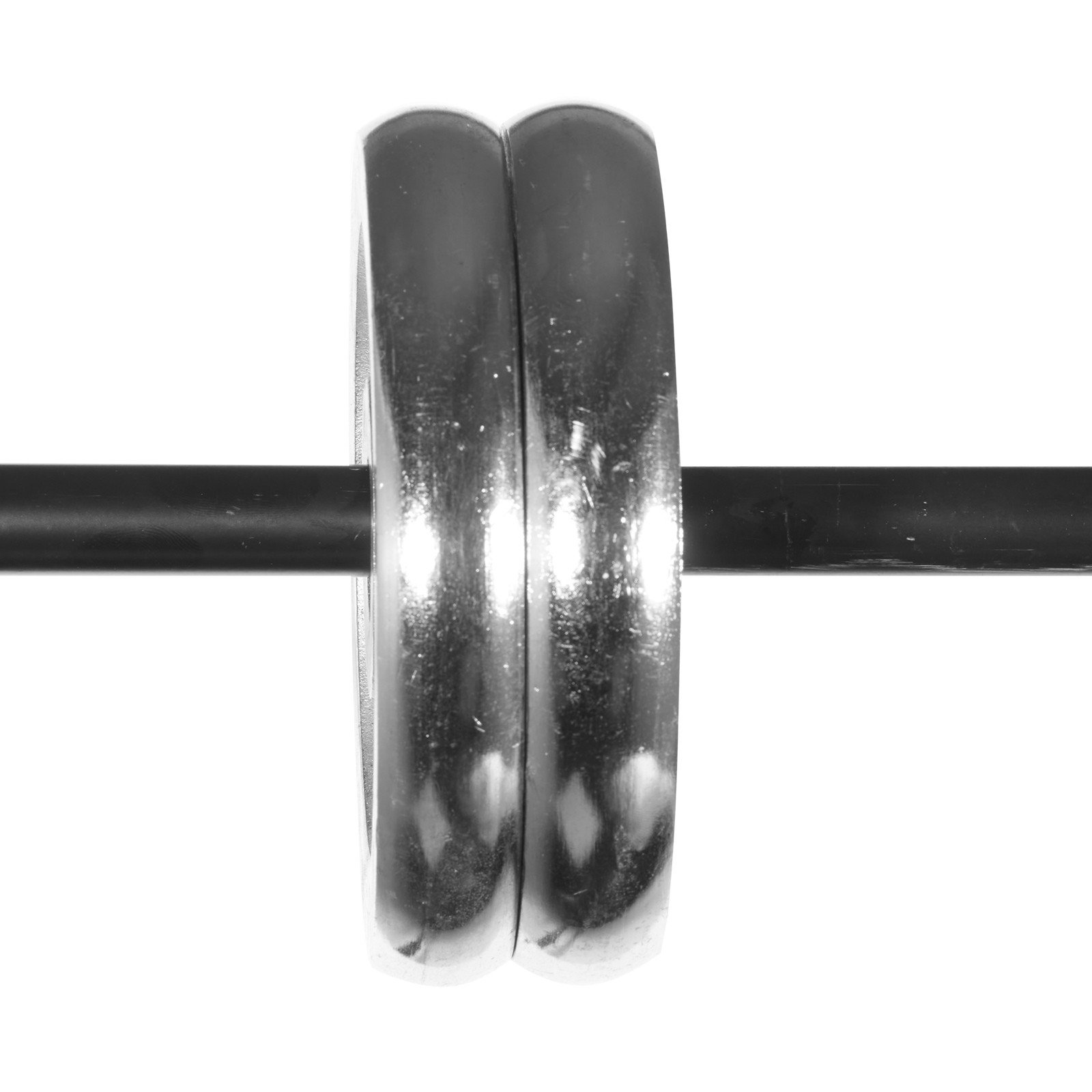 Uimoso Adjustable Double Curtain Rods with Cap Finials, 72-144 in Length