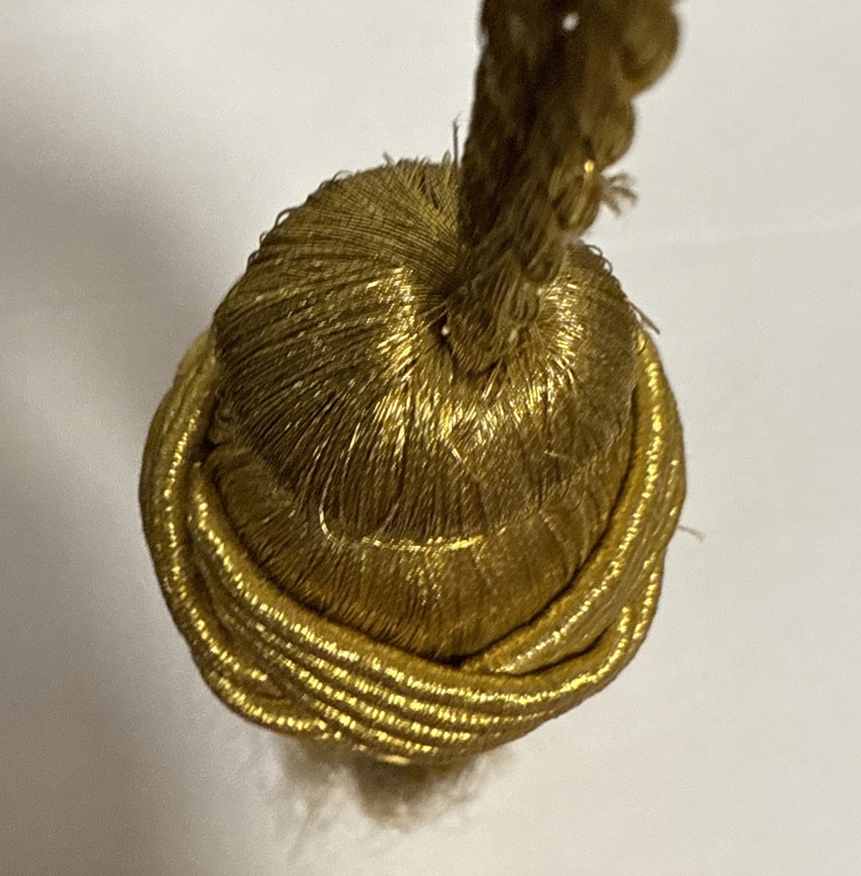 1 Pair Ex-Large Curtain Tassel Tie-Backs Classic Traditional Gold Handmade VTG