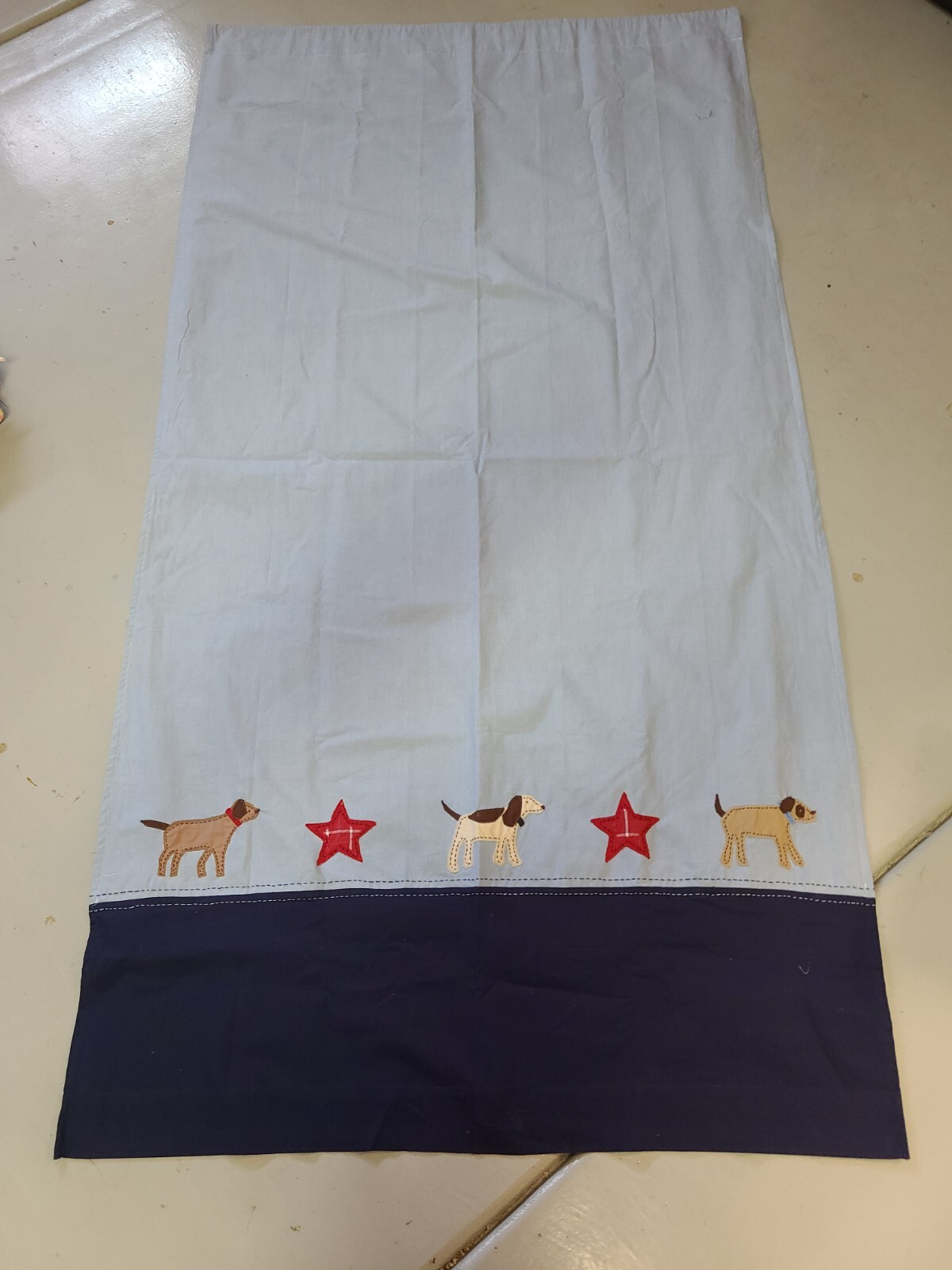 Pottery Barn Kids “Dogs” Lined Drape Panel 44 X 84 – 1 Panel
