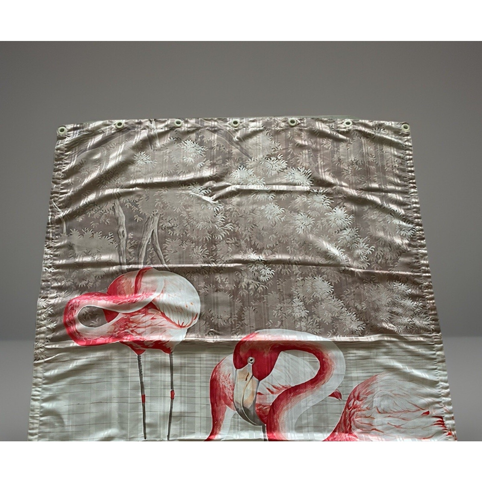Flamingo Neon Earth Panel Grommet Window Curtain 43″(W) x 74″(L) polyester