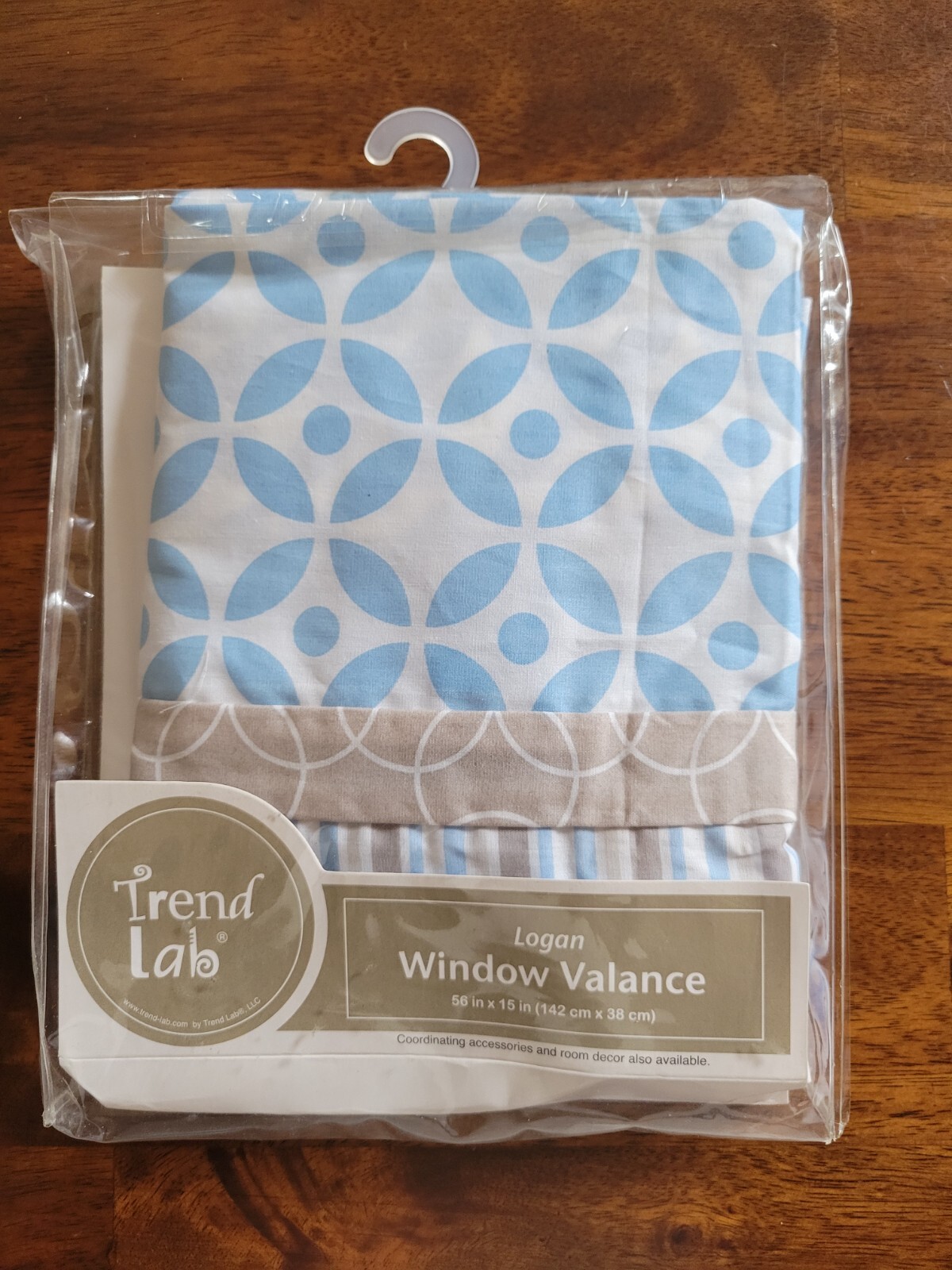 Trend Lab Window Valance Logan 56×15″ NEW