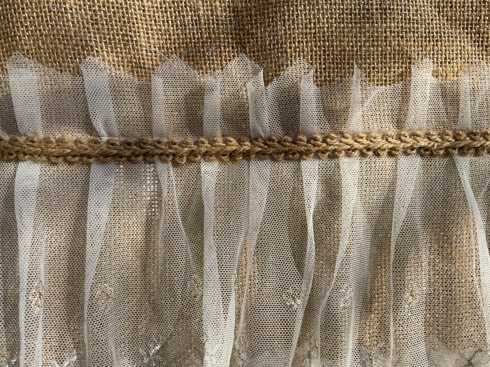 High Quality Unique Kitchen Valance Burlap Kitchen Curtain window Treatment