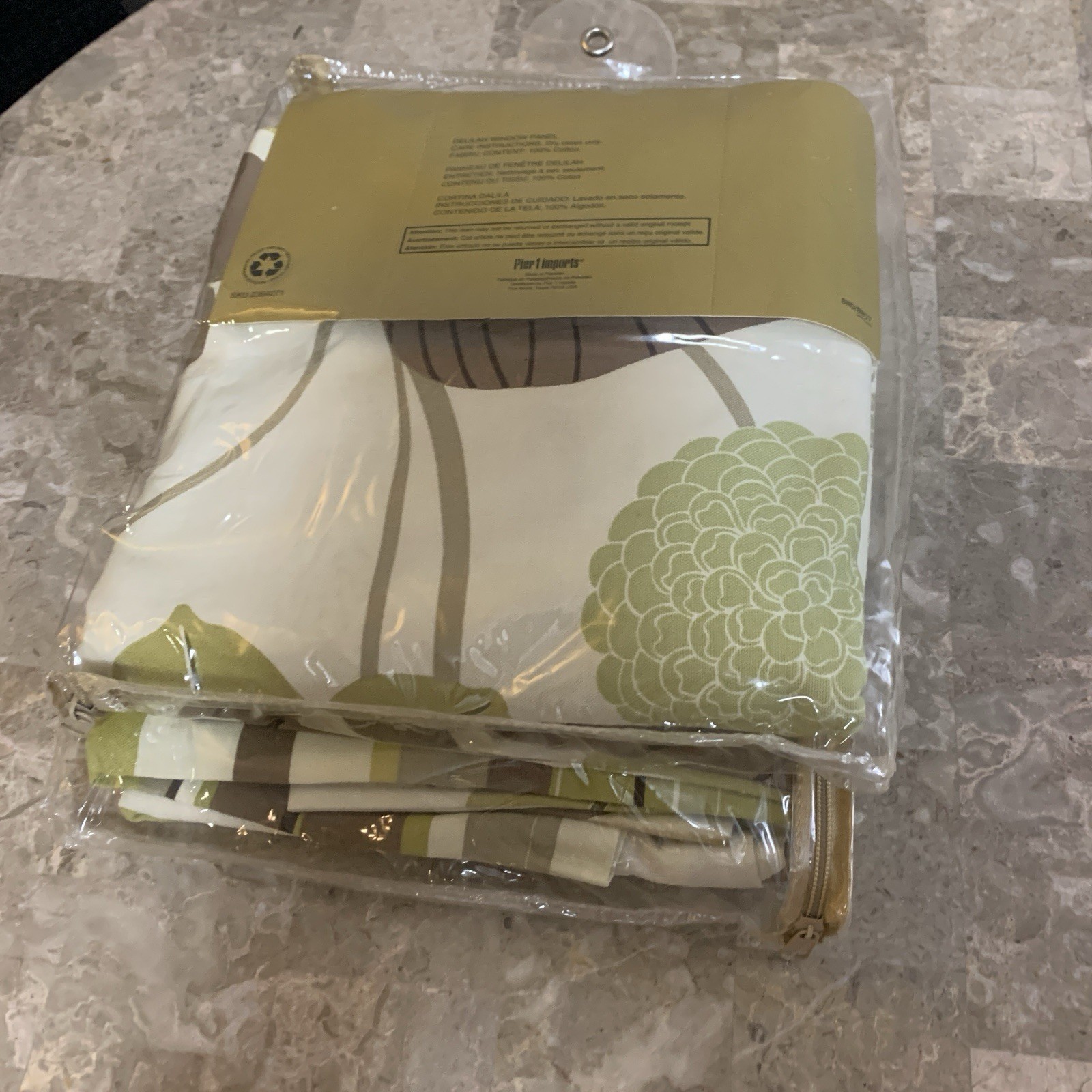 Pier 1 Imports Delilah Window Panel Curtains Set of 2 54 in x 85 in 100% Cotton!