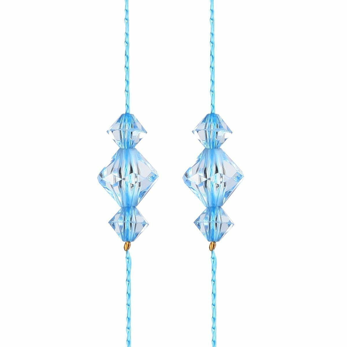 String Door Curtain Crystal Beads Room Divider Tassel Fringe Window Panel Beaded