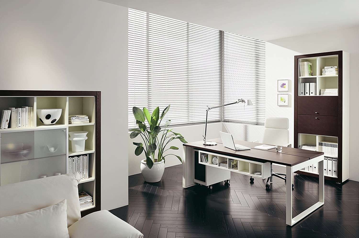 Mini Blinds Suitable for 20″ W x 64″ H Windows 1″ Aluminum Horizontal Venetia…