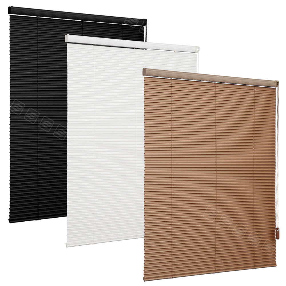 Changshade Custom CUT Blind Window Blinds 1” Vinyl Corded Mini Horizontal Blinds