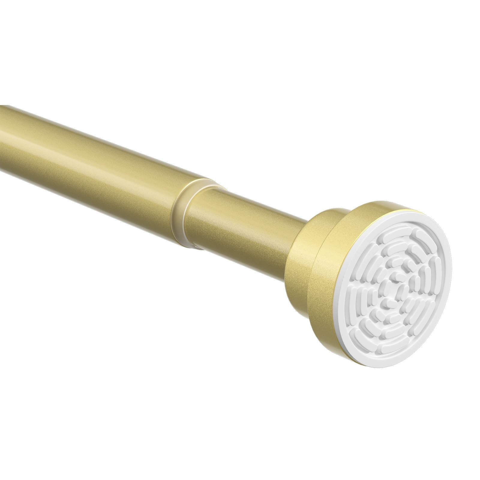 Gold Tension Rod 28-48 Inch 1 Pack Fit 31-48 Inch Area, 7/8 Inch Diameter Spr…
