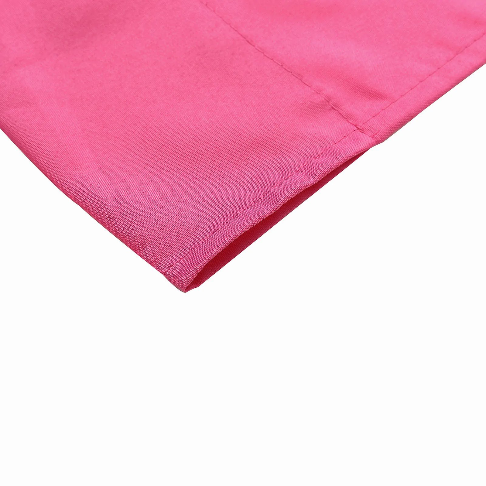 FUCHSIA 2 Drapery Panels 8 ft Polyester Backdrop CURTAINS Rod Pockets Party