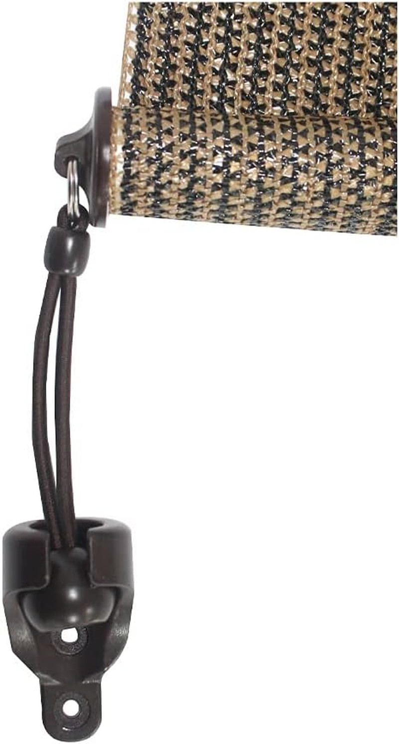 Replacement Shade Parts Bungee End Cap Kit Brown for Coolaroo Exterior Cordless