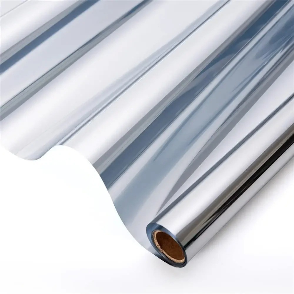 One-Way Mirror Window Film Privacy Tint Sun UV Reflective Heat Control for House