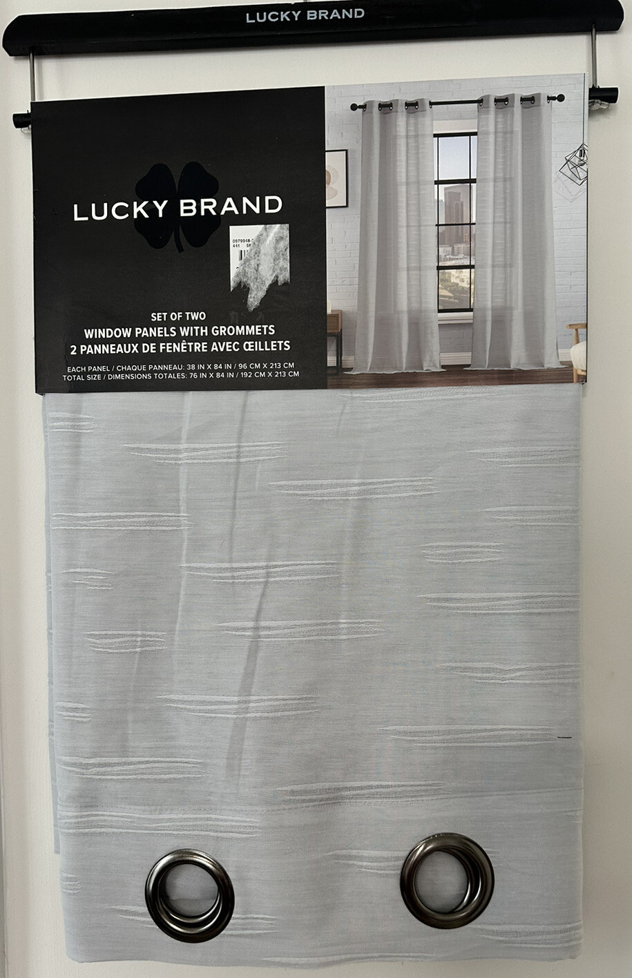 Lucky Brand Window Panels with Grommets Set of 2