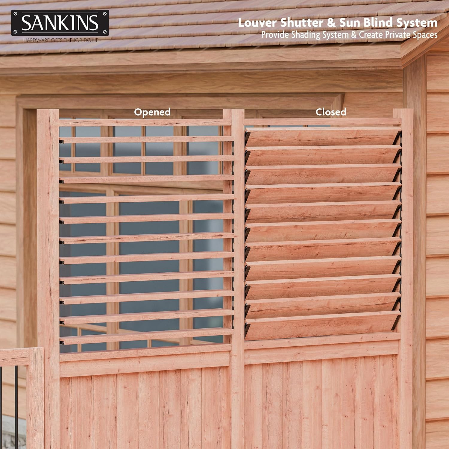 Deck Sunblind System Window Louver Kit, Louver Bracket Kit Sunblind System Pergo