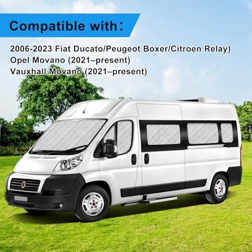 Window Full Sun Shade for Ram ProMaster 2014-2024 | 11-Piece Complete Van