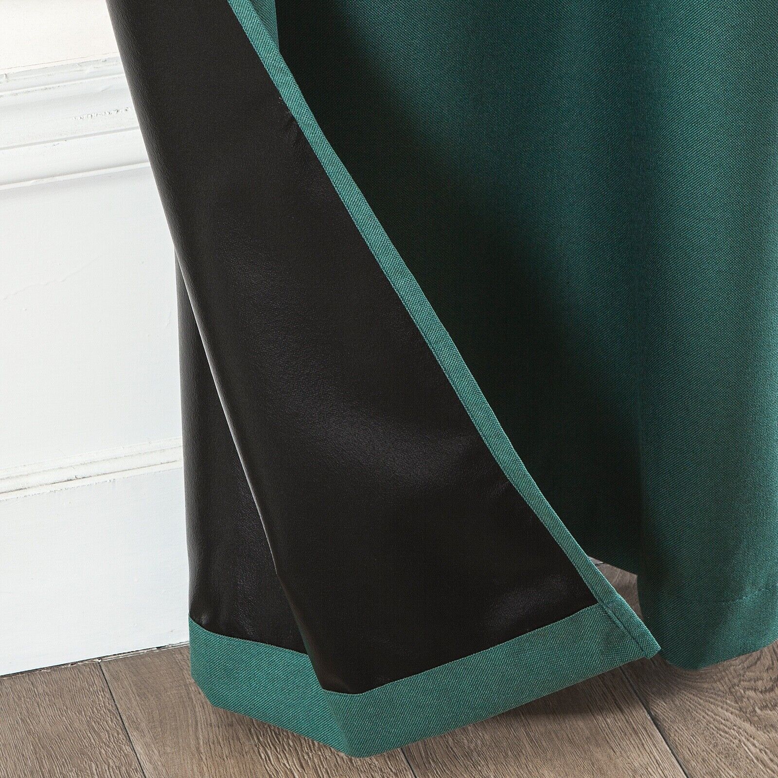 Set of Two (2) 100% Blackout Curtain Extra Wide 110 Inches – All Length – Hunter