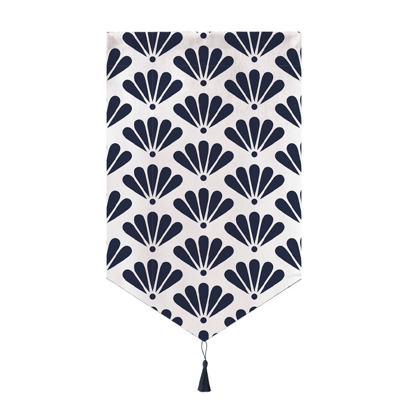 Japanese Short Curtain Wave Triangle Flag Kitchen Partition Restaurant Hanging