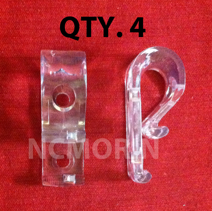 Qty (4) Looped Cord or Chain Hold Down – Tensioner – Window Blind Loop