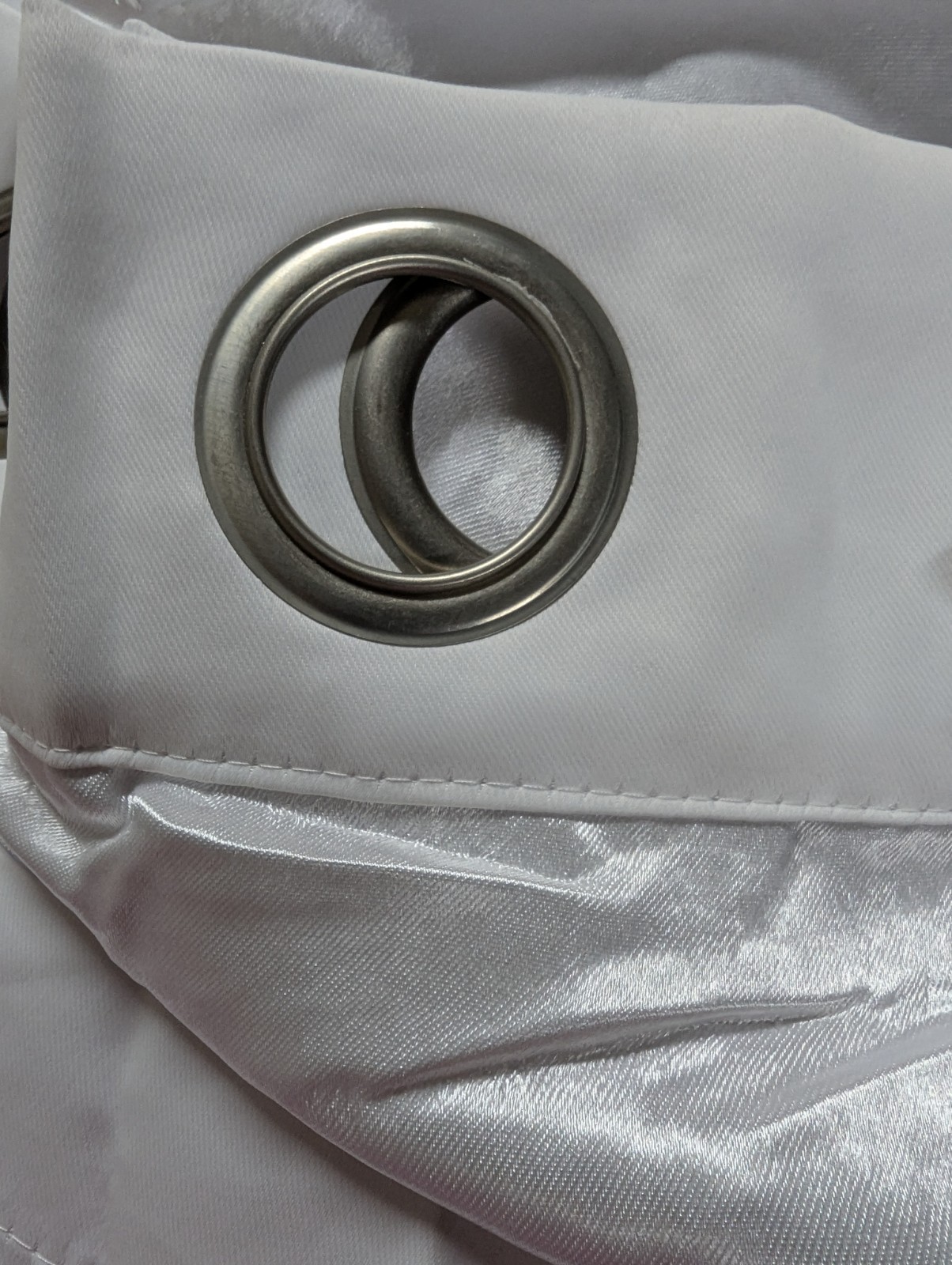 bright white curtains with net lining 50 x104 new