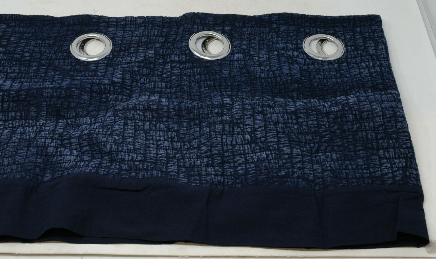 Weave Ink 100% Cotton Blue Valance 54 in x 16 in