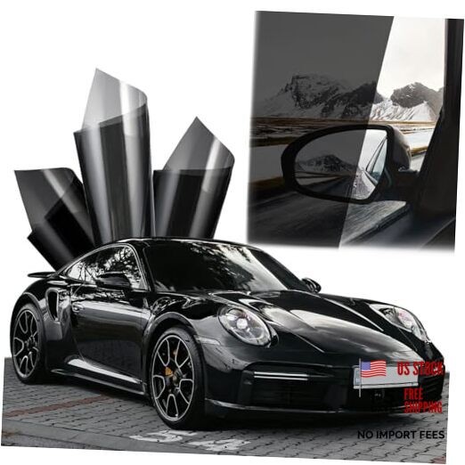 Black Ceramic Window Roll Tint Solar Film 35in x 15ft 15% Percent Vlt