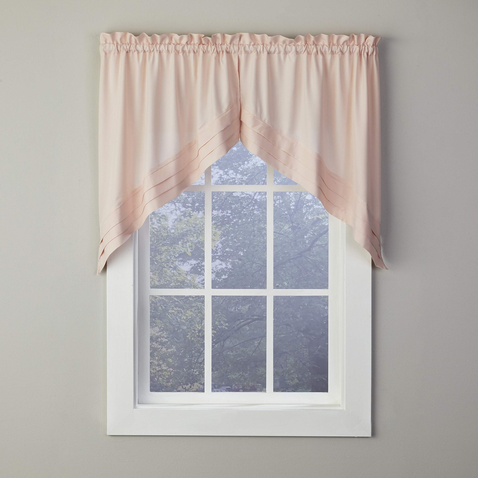Skl Home By Saturday Knight Ltd. Holden Curtain Tier Pair 57X30 Pink 2 Count