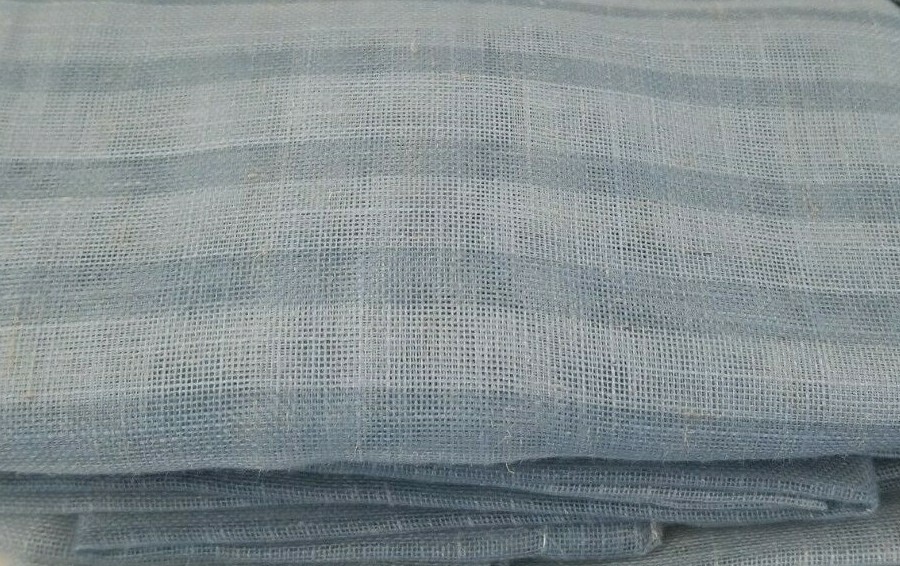 2 Home Blue Stripe Window Panels (1 pair) 108″ x 84″ NIP