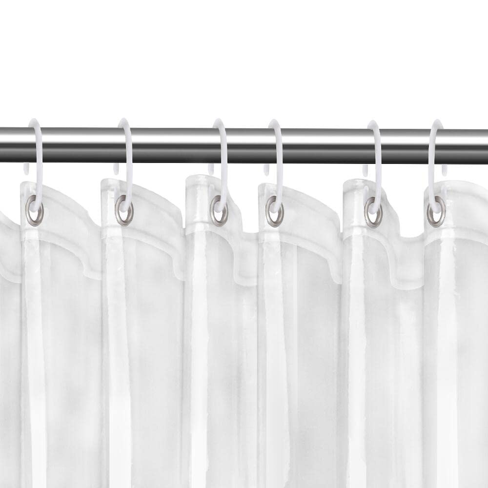 FGY Shower Curtain Liner 72″ x PEVA 72″W x 72″L (Pack of 1), Clear