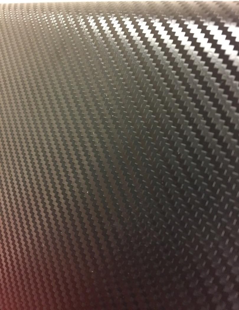 Black Carbon Fiber Vinyl Wrap Film 1/2ft x 5ft