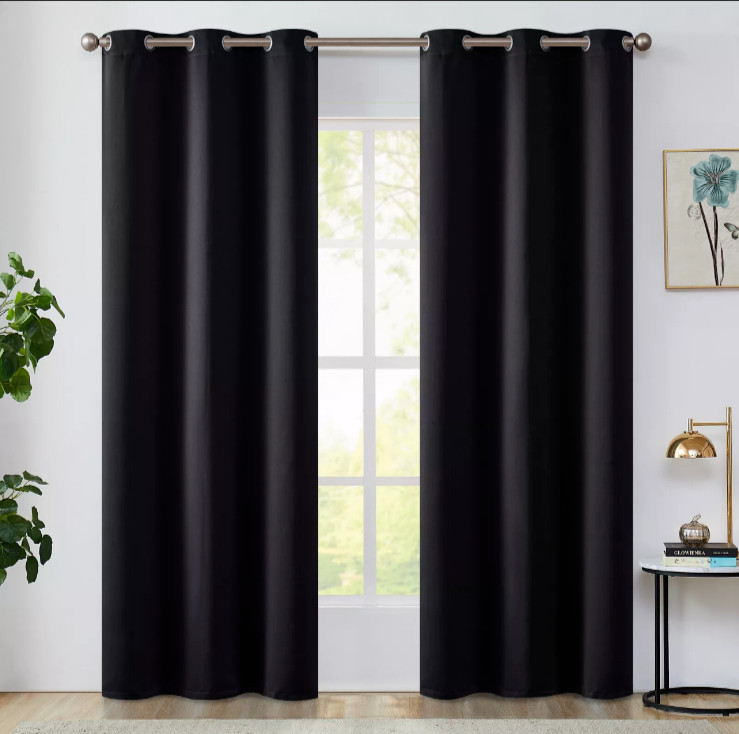 2 Panels Grommet Blackout Thermal Livingroom Bedroom Window Curtain 54’W X 84’L