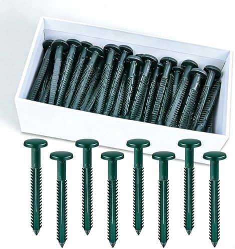 60Pcs 3 Inch Vinyl Shutter Fasteners, Window Shutter Panel Pegs Shutter Screws L