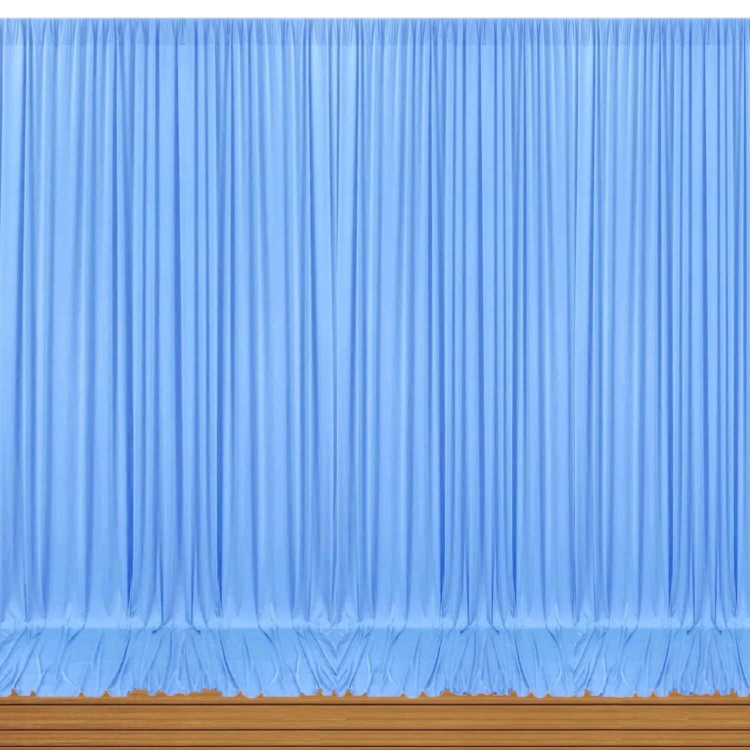 10′ Feet Wide x 20′ Feet High Polyester Poplin Seamless Backdrop Drape (1 Panel)